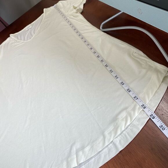 Soma cool nights short sleeve sleep shirt ivory cream small - Picture 7 of 11